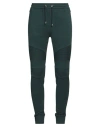 Balmain Man Pants Dark Green Size M Cotton, Elastane