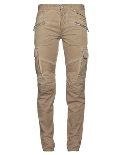 Balmain Zip-detail Skinny-leg Trousers In Green