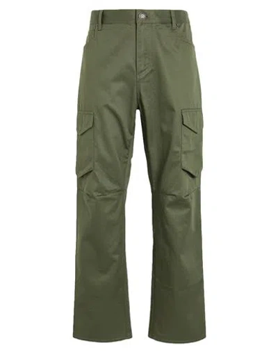 Balmain Man Pants Military Green Size 31 Cotton