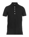 Balmain Monogram Short-sleeved Polo T-shirt In Black