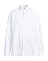 Balmain Wingtip-collar Long-sleeve Shirt In White