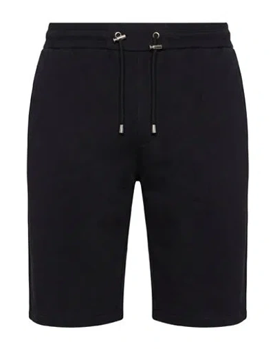 Balmain Man Shorts & Bermuda Shorts Black Size M Cotton