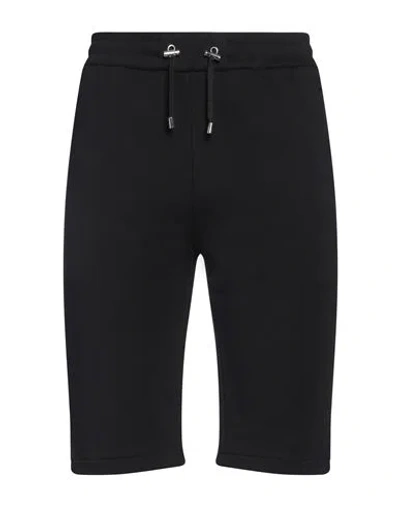 Balmain Man Shorts & Bermuda Shorts Black Size M Cotton