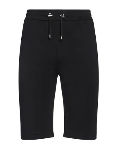 Balmain Man Shorts & Bermuda Shorts Black Size Xl Organic Cotton