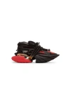 Balmain Unicorn Low-top Trainers In Neoprene And Leather In Black