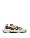Balmain Run-row Leather And Nylon Trainers In Fantasy