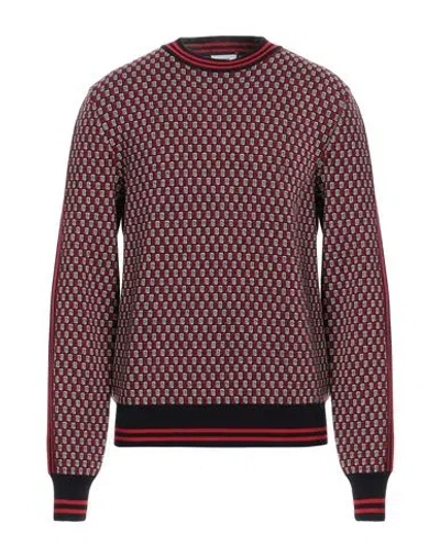 Balmain Man Sweater Red Size S Wool, Polyamide
