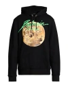 Balmain Universe Logo And Planet Hoodie In Black