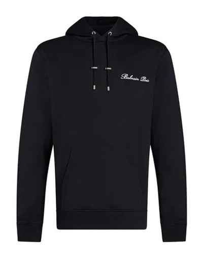 Balmain Man Sweatshirt Black Size M Cotton