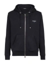 Shop Balmain Man Sweatshirt Black Size S Organic Cotton