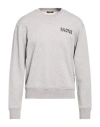 Balmain Man Sweatshirt Light Grey Size L Cotton, Elastane In Gray