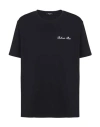 Balmain Black Cotton T-shirt In Black