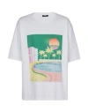 Balmain Graphic-print Cotton T-shirt In White