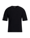 Balmain Man T-shirt Black Size S Polyamide, Elastane In Black