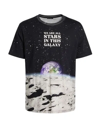 Balmain Man T-shirt Black Size Xs Cotton In Multi