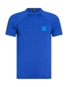 Balmain Logo Patch T-shirt In Blue