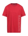 Balmain Man T-shirt Red Size Xs Cotton