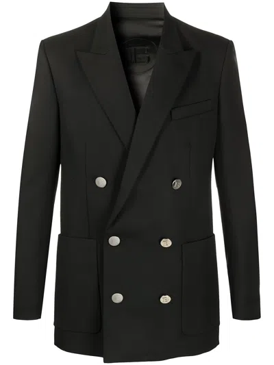 Balmain Marine Jacket In Black