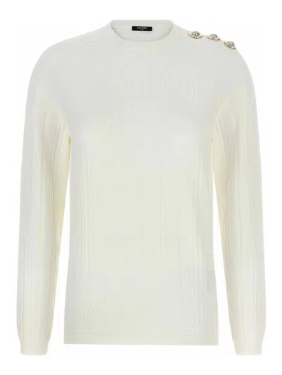 BALMAIN MAXI SHOULDER TOP
