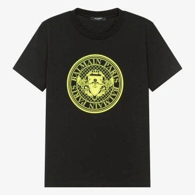 Balmain Medallion T-shirt In Black