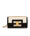 Balmain Medium 1945 Heritage Calfskin Bag In Black