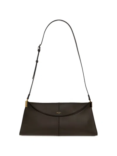 Balmain Medium 64-83 Shoulder Bag In Gold