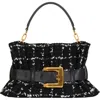 Balmain Medium Anthem Bag In Black