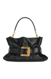 Balmain Medium Anthem Bag In Smooth Leather In Black