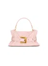 Balmain Medium Anthem Bag In Smooth Leather In Yellow