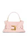 Balmain Medium Anthem Bag In Smooth Leather In Yellow