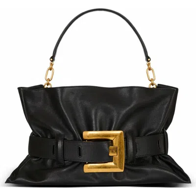 BALMAIN BALMAIN MEDIUM ANTHEM SHOULDER BAG IN LEATHER