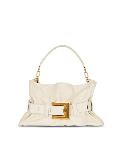 Balmain Medium Anthem Shoulder Bag In Leather