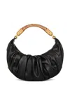 Balmain Medium Ebene Shoulder Bag In Black