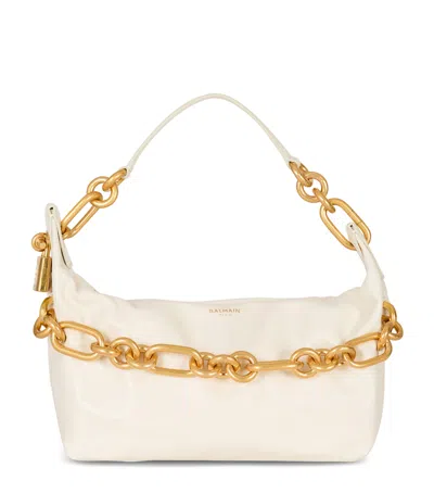 Balmain Medium Leather Sync Shoulder Bag
