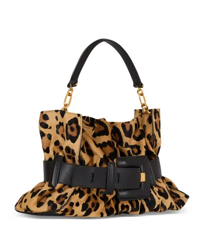 Balmain Medium Leopard Anthem Shoulder Bag