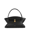 Balmain Medium Pulse Day Bag In Smooth Leather In Black