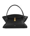 Balmain Medium Pulse Day Bag In Smooth Leather In Black
