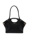 Balmain Quilted Medium Shoulder Bag In Black