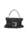 Balmain Medium Shoulder Bag Anthem In Black