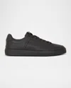 Balmain B Court Sneakers Flat Sole Round Toe In Black