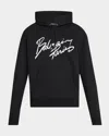 Balmain Script Logo Hoodie In Multi