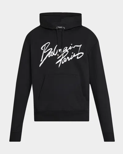 BALMAIN MEN & APOS;S BALMAIN PARIS COTTON HOODIE
