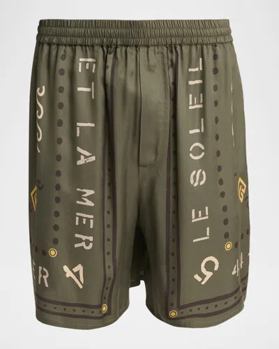 Balmain Men & Apos;s Club 45 Pull-on Shorts In Multi