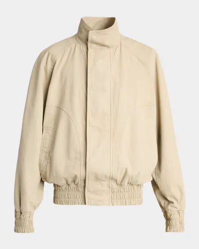 Balmain Men & Apos;s Cotton Stand-collar Blouson In Multi