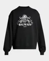 Balmain Vine Sweatshirt In Black