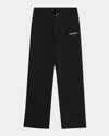 Balmain Drawstring Logo Sweatpants In Black
