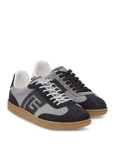 Balmain Panelled Sneakers In Multi