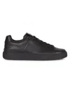 Balmain B Court Sneakers Flat Sole Round Toe In Black