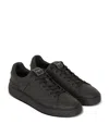 Balmain B Court Sneakers Flat Sole Round Toe In Black