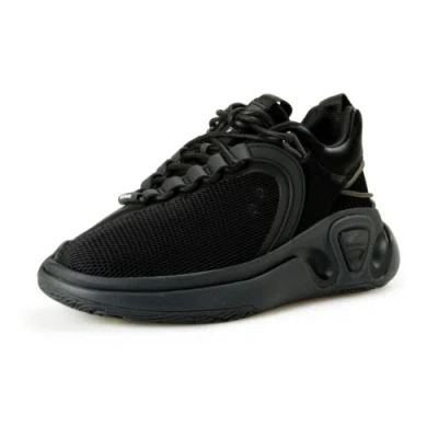Pre-owned Balmain Men's "b-runner" Canvas & Leather Athletic Sneakers Shoes Us 8 Eur 41 In Black